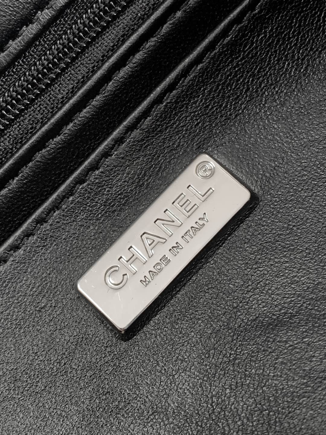 頂級chanel香奈兒新款限量款CF亮片黑白波浪單肩包AS2407
