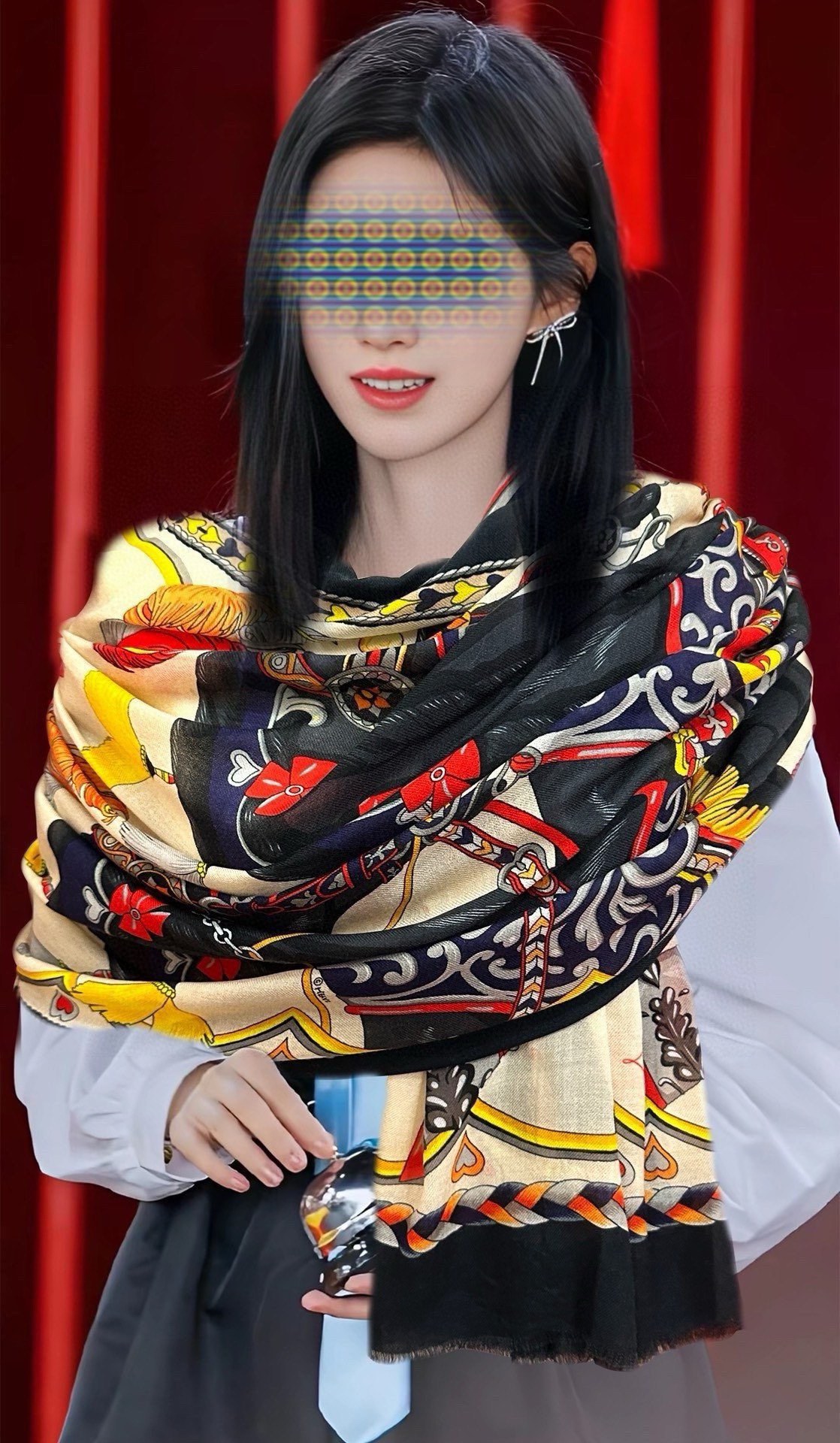 高仿Hermes愛馬仕新款女士羊絨圍巾