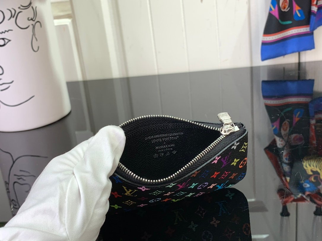 頂級LV x TM Key Pouch m13664 黑彩鑰匙包