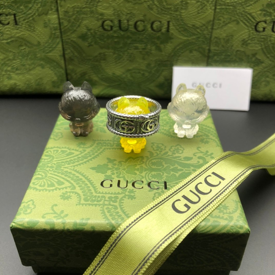 高仿飾品GUCCI古馳雙G戒指