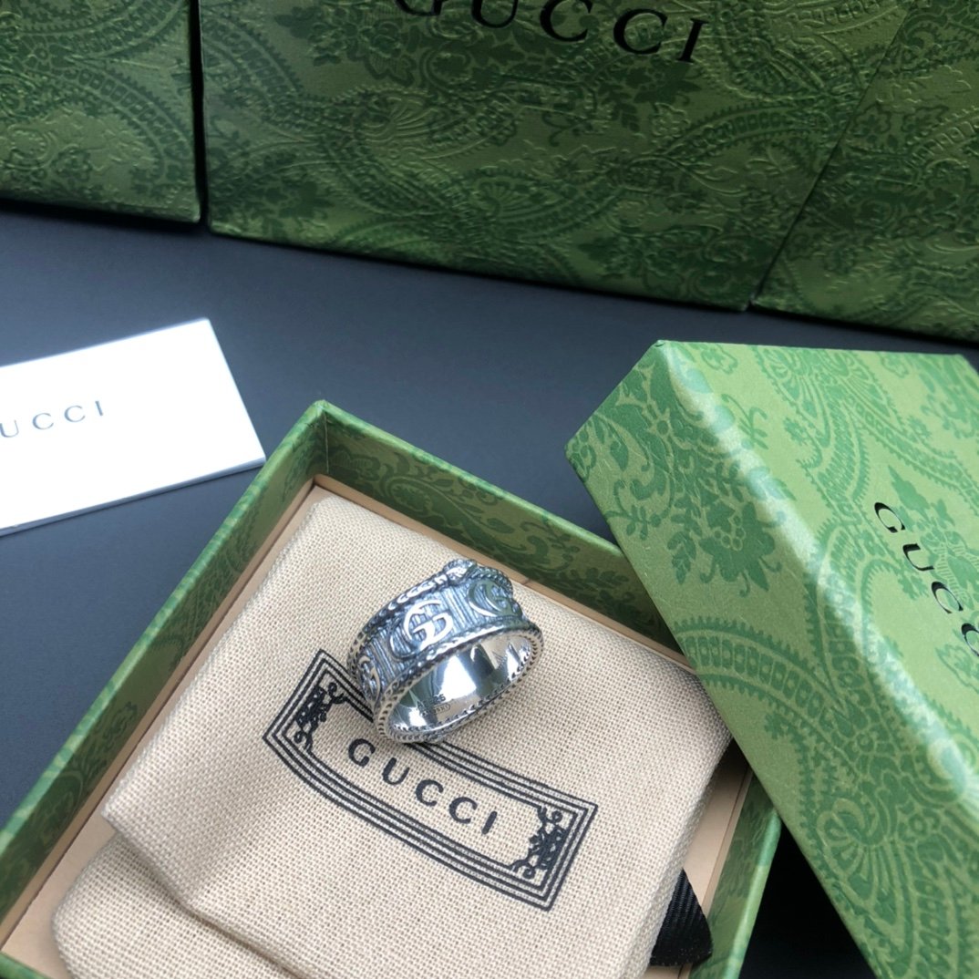 高仿飾品GUCCI古馳雙G戒指