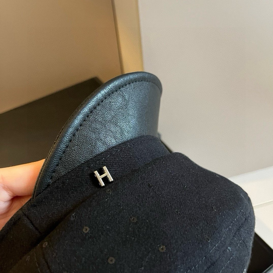 原單愛馬仕Hermes羊毛貝雷帽南瓜帽