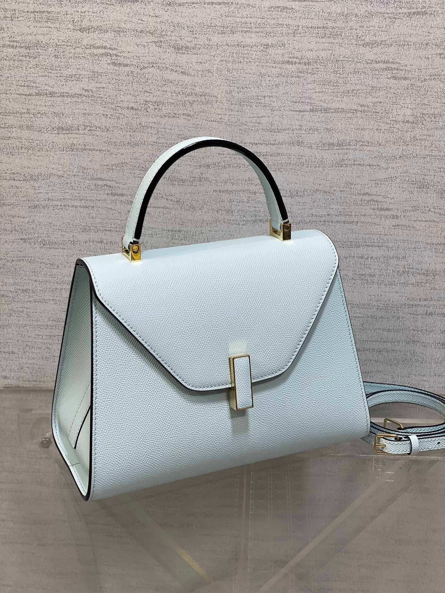 複刻高仿𝐕𝐚𝐥𝐞𝐗𝐭𝐫𝐚包包 Iside Top handle medium bag 手提包單肩包 湖水藍