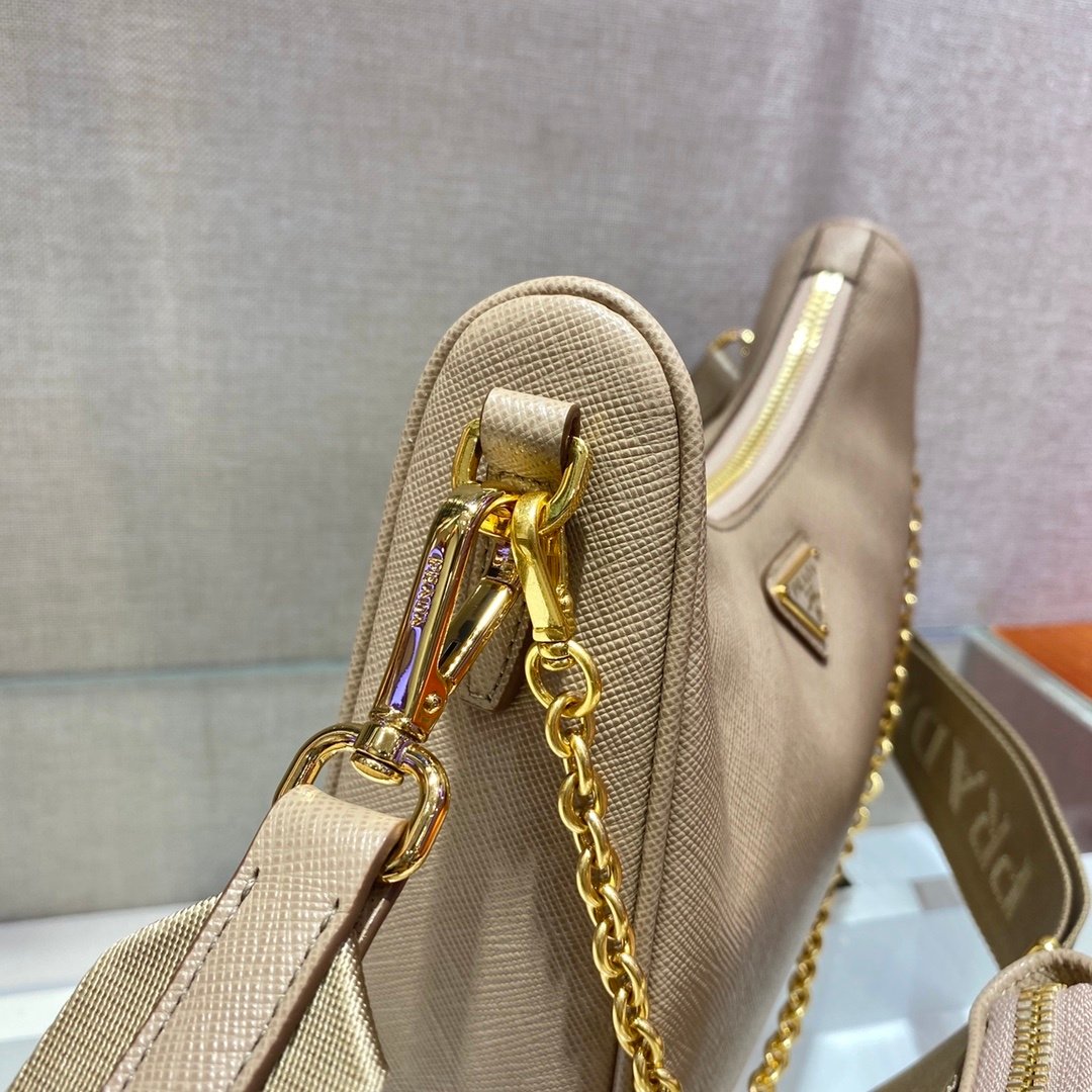 原單PRADA普拉達經nylon Hobo手領包腋下包1BH204