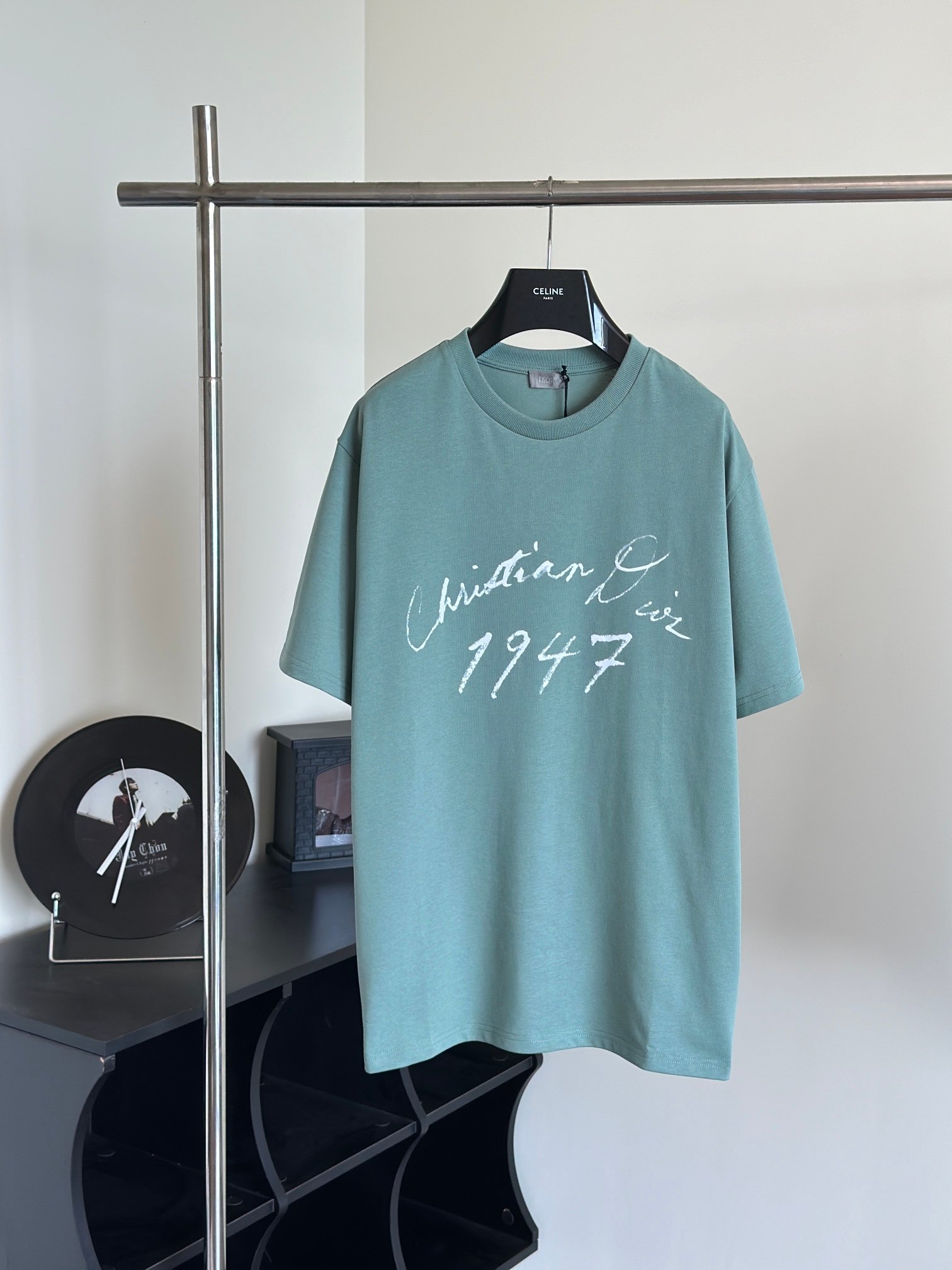 Dior 迪奧原單貨 25SS草寫1974印花短袖T恤 男女同款高端純棉上衣