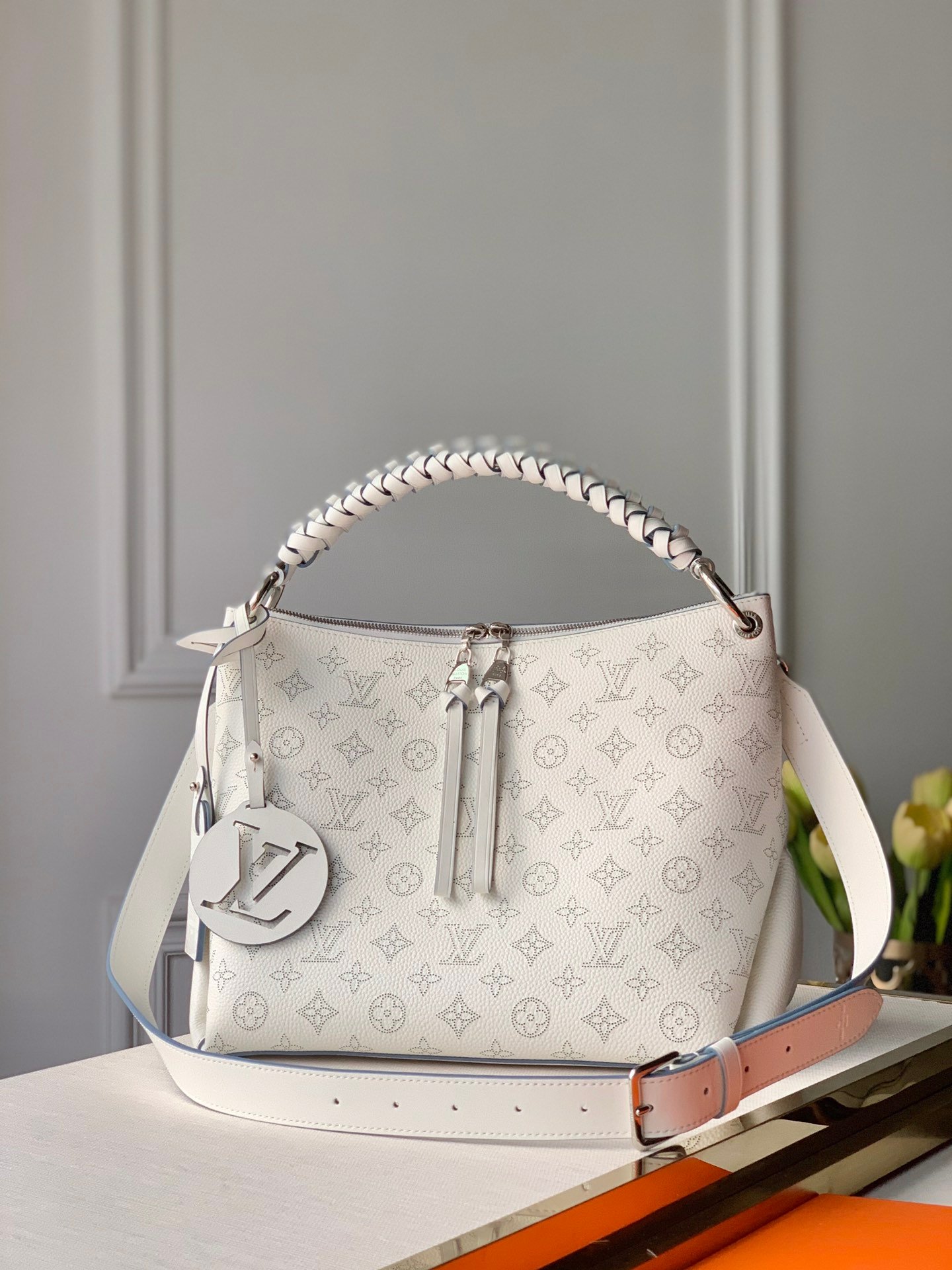 LV Babylone BB 鏤空小牛皮手提包 M56201｜原單穿孔皮革｜精品復刻款