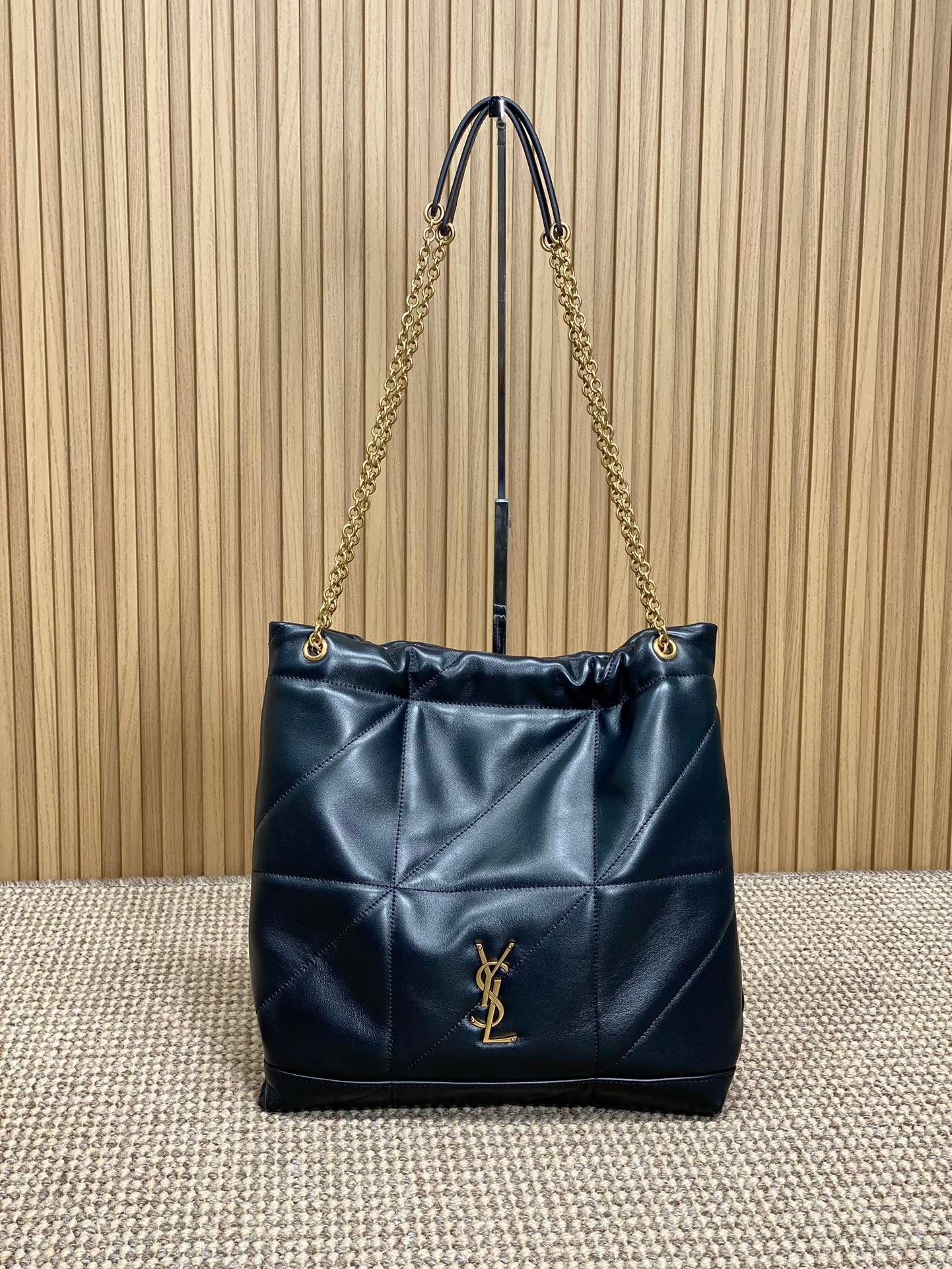 YSL原單Jamie包新款高級羊皮對格絎縫大容量慵懶風通勤首選
