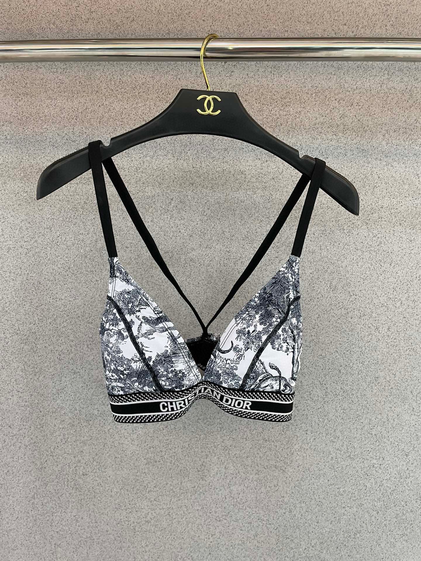 Dior精品仿製分體式泳衣顯瘦速乾時尚百搭海灘溫泉必備