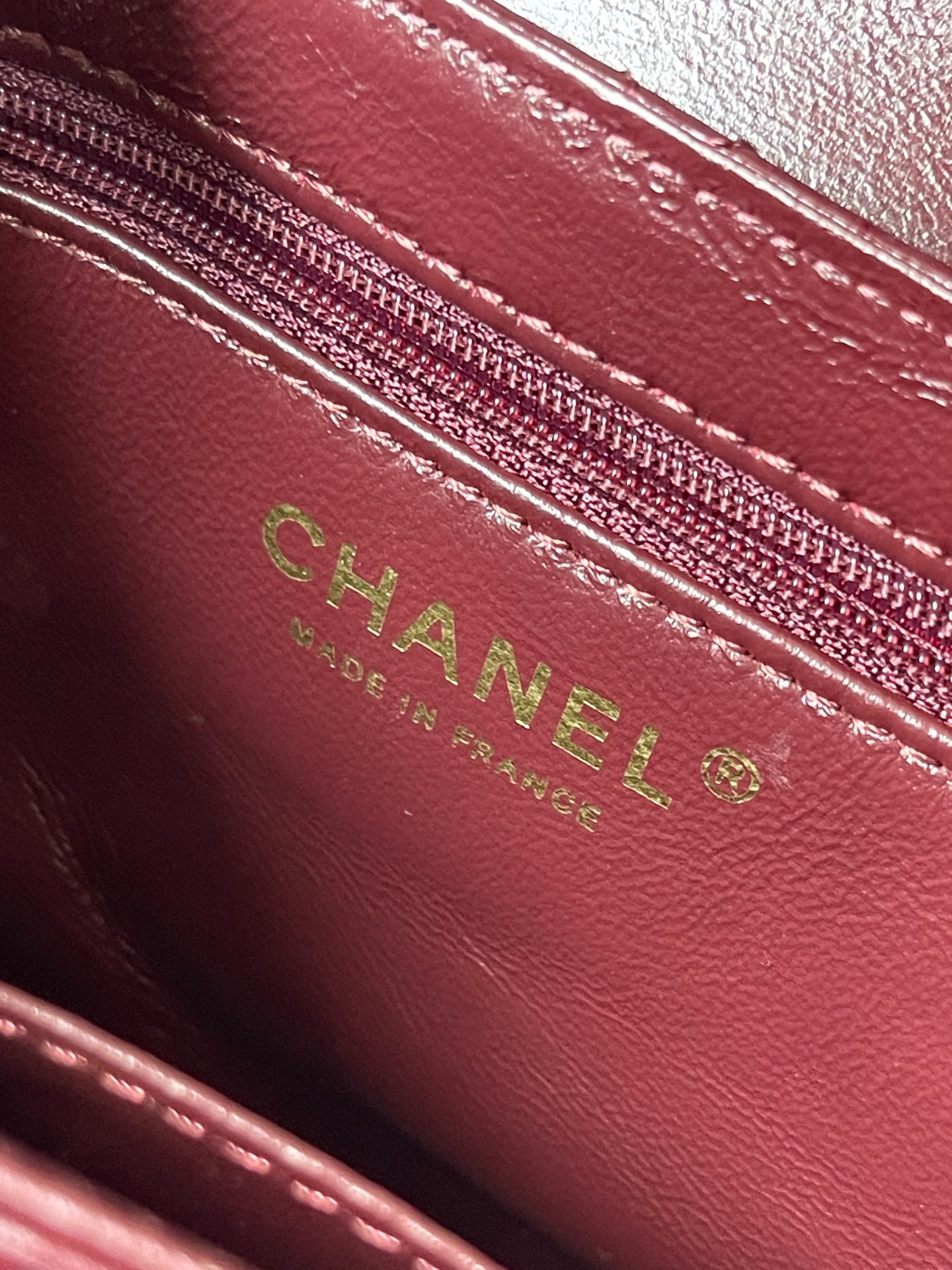 Chanel一比一凱莉包棗紅色復古優雅秋冬爆款設計法式時尚風格AS4416