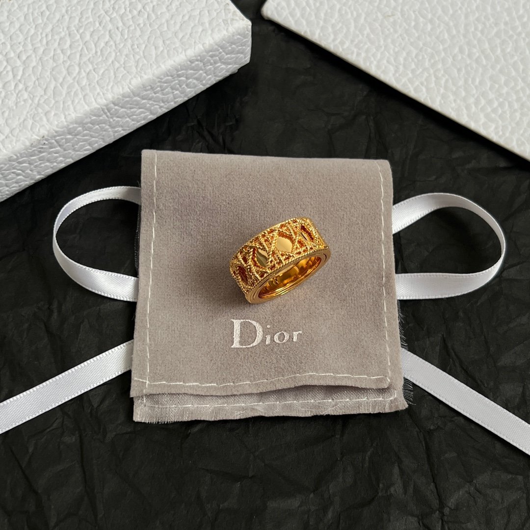 Dior 頂級原單戒指 專櫃一致設計 經典時尚氣質百搭款