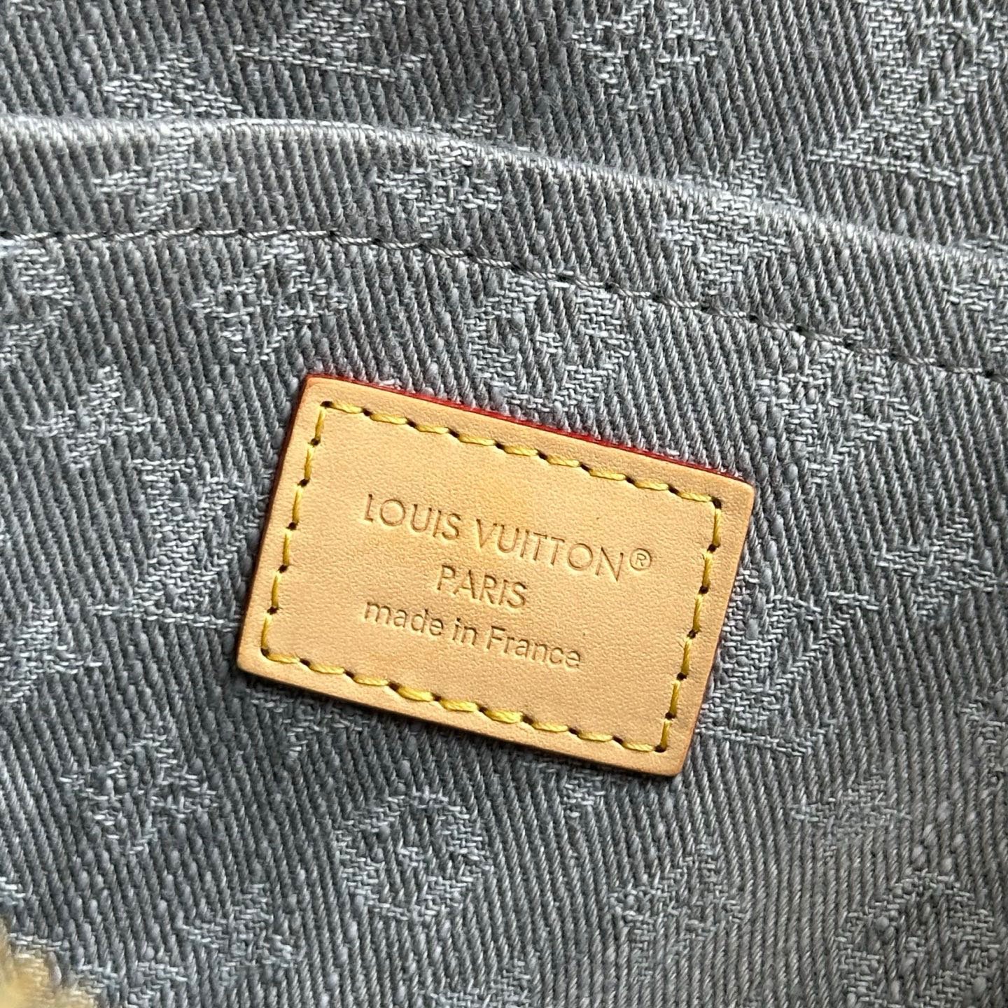 LV 一比一Speedy Soft 30牛仔灰手袋 街頭風時尚百搭設計