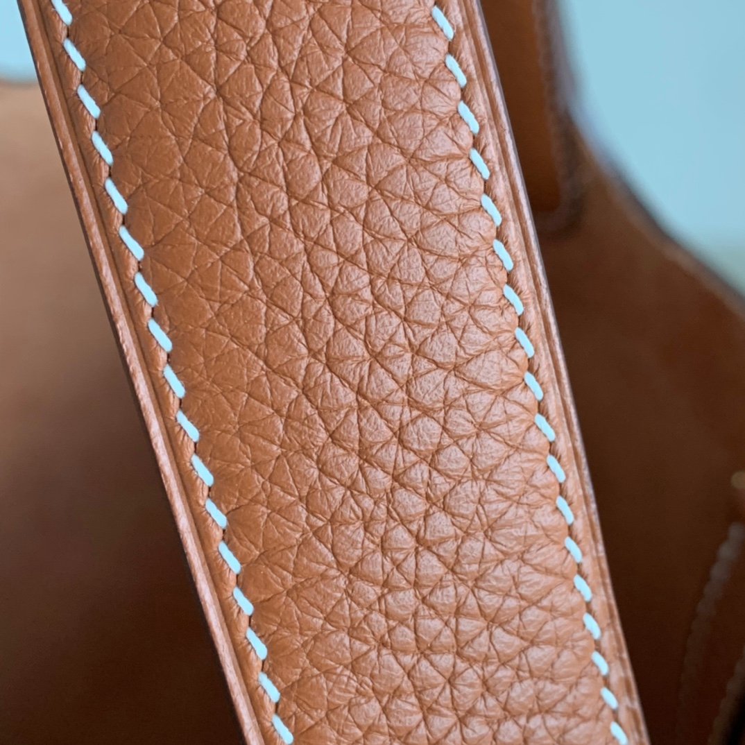 Hermès A貨Picotin 22CM金棕金扣TC皮菜籃包 經典熱賣 手工高還原 法式魅力款