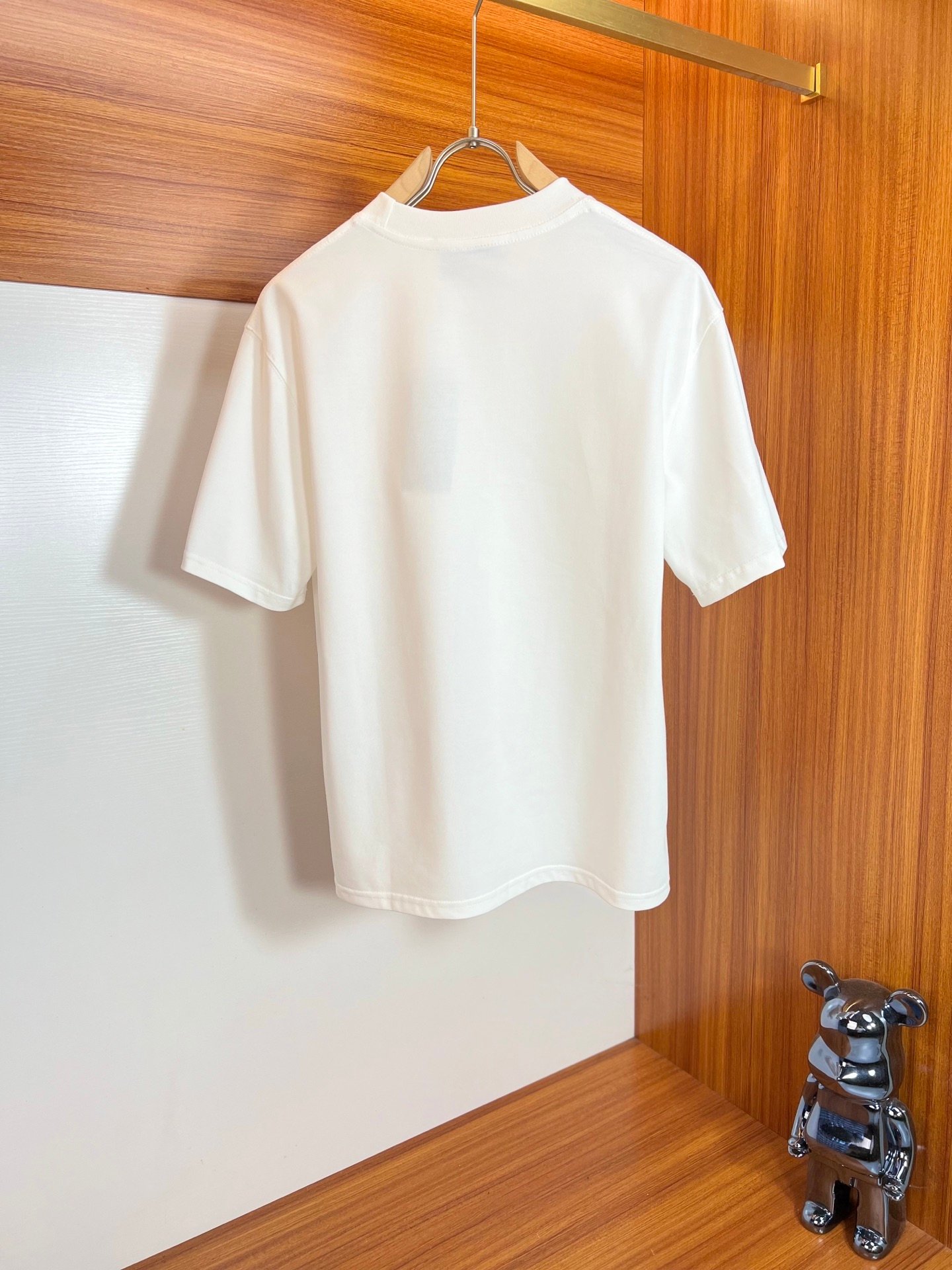 Burberry復刻版白色冰潮棉短袖T恤圓領設計2025春夏新品英倫時尚百搭款