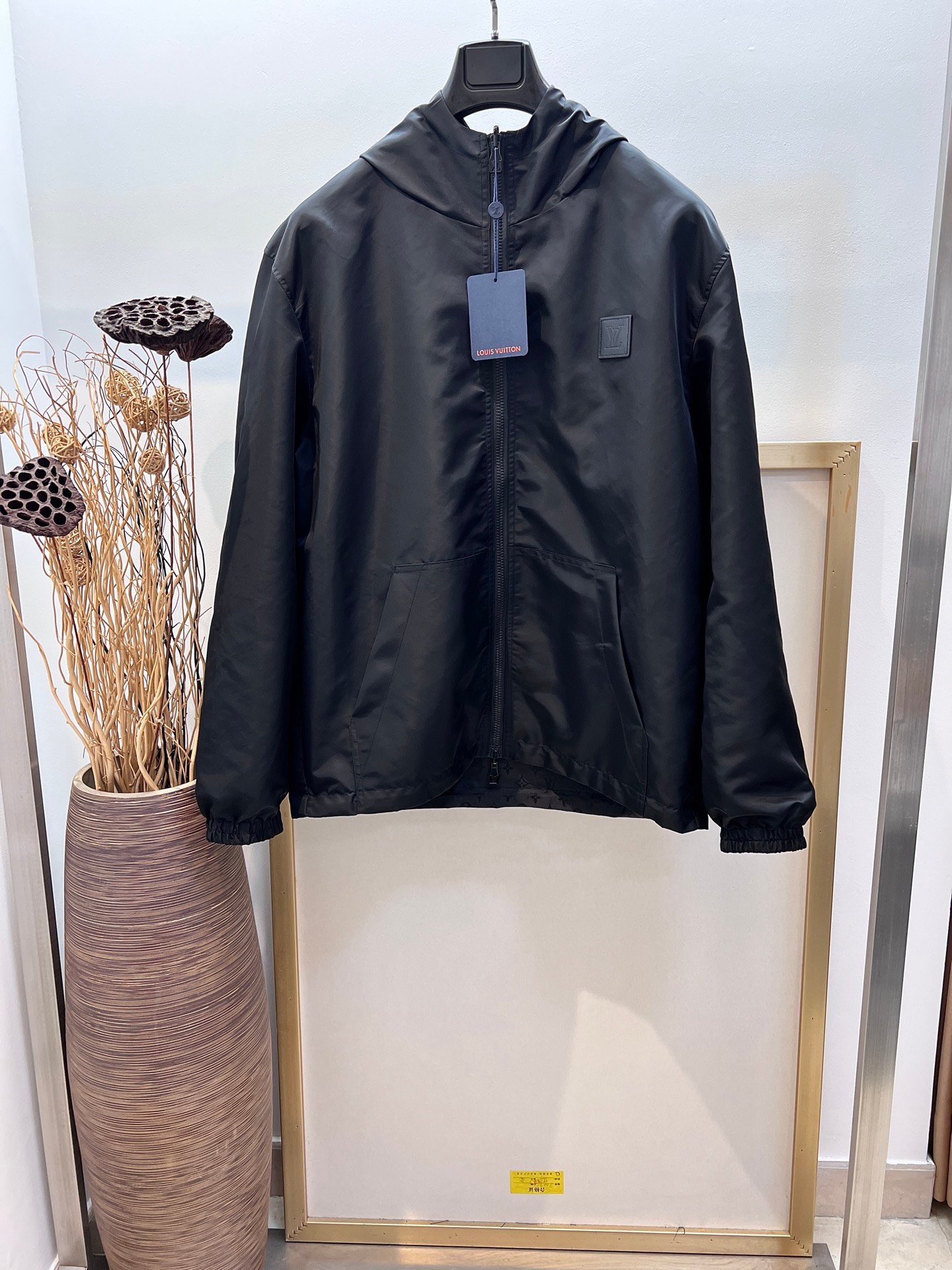LV精品仿製連帽風衣外套雙面防風2025春夏百搭酷帥通勤款