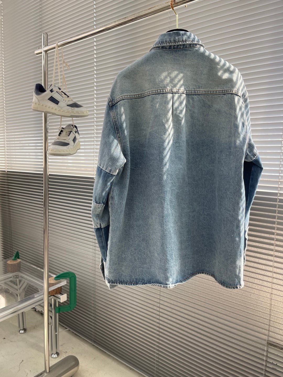 Gucci高仿25SS早秋海洋風牛仔套裝 經典條紋船錨設計 輕鬆休閒