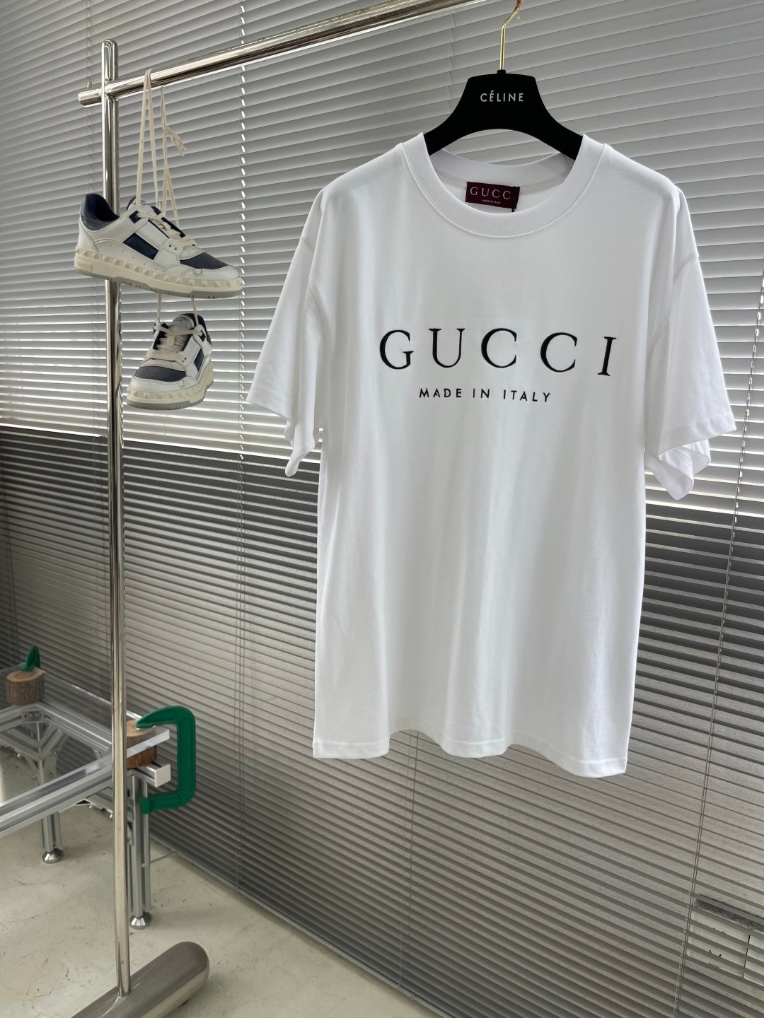GUCCI A貨25SS新款圓領T恤 胸口印花字母 寬鬆休閒義式風