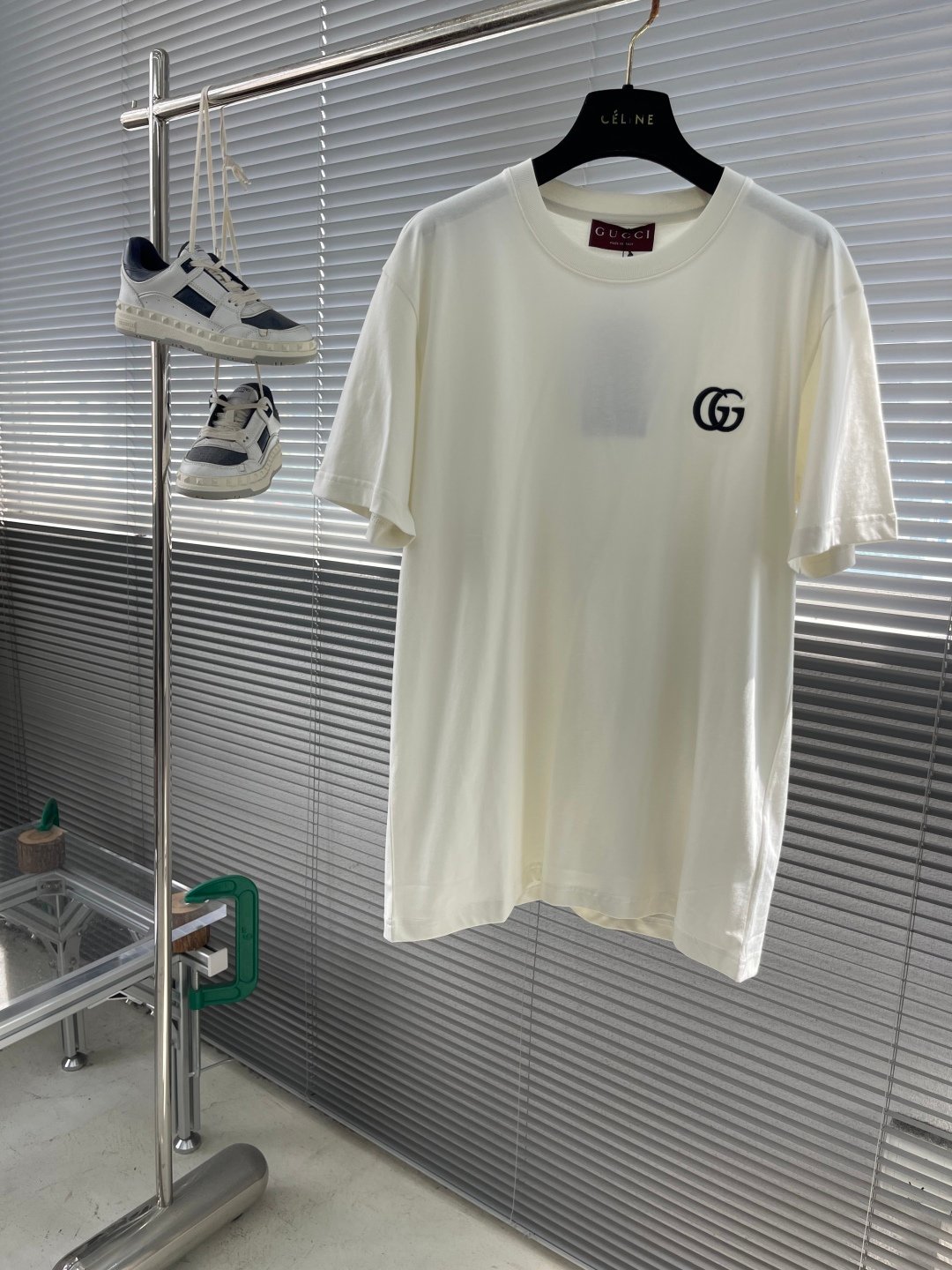 Gucci 25SS 雙G刺繡T恤｜男女同款純棉短袖｜夏季百搭上衣｜一比一精品復刻