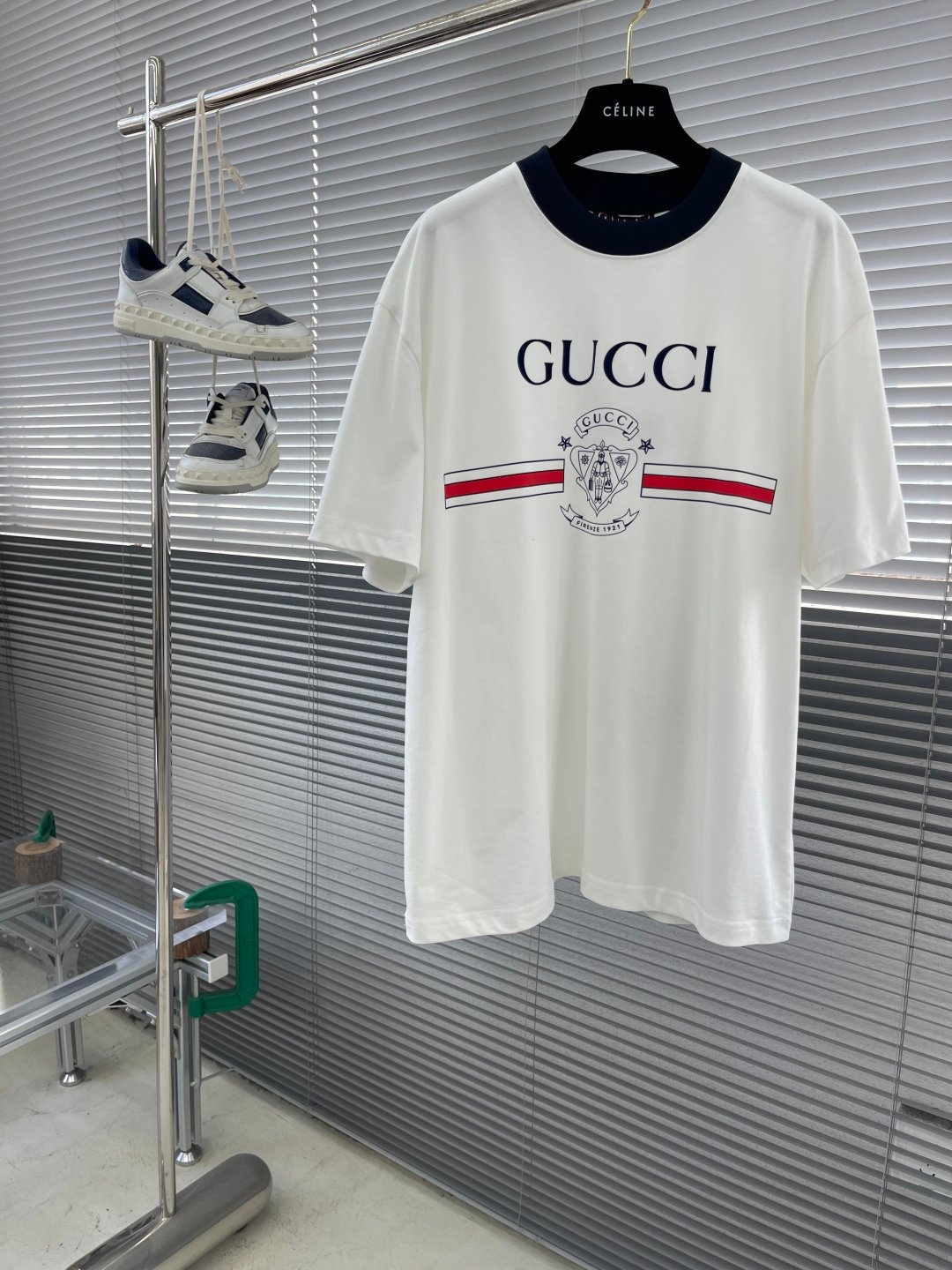 GUCCI 微章标识短袖T恤 男女同款 百搭简约设计