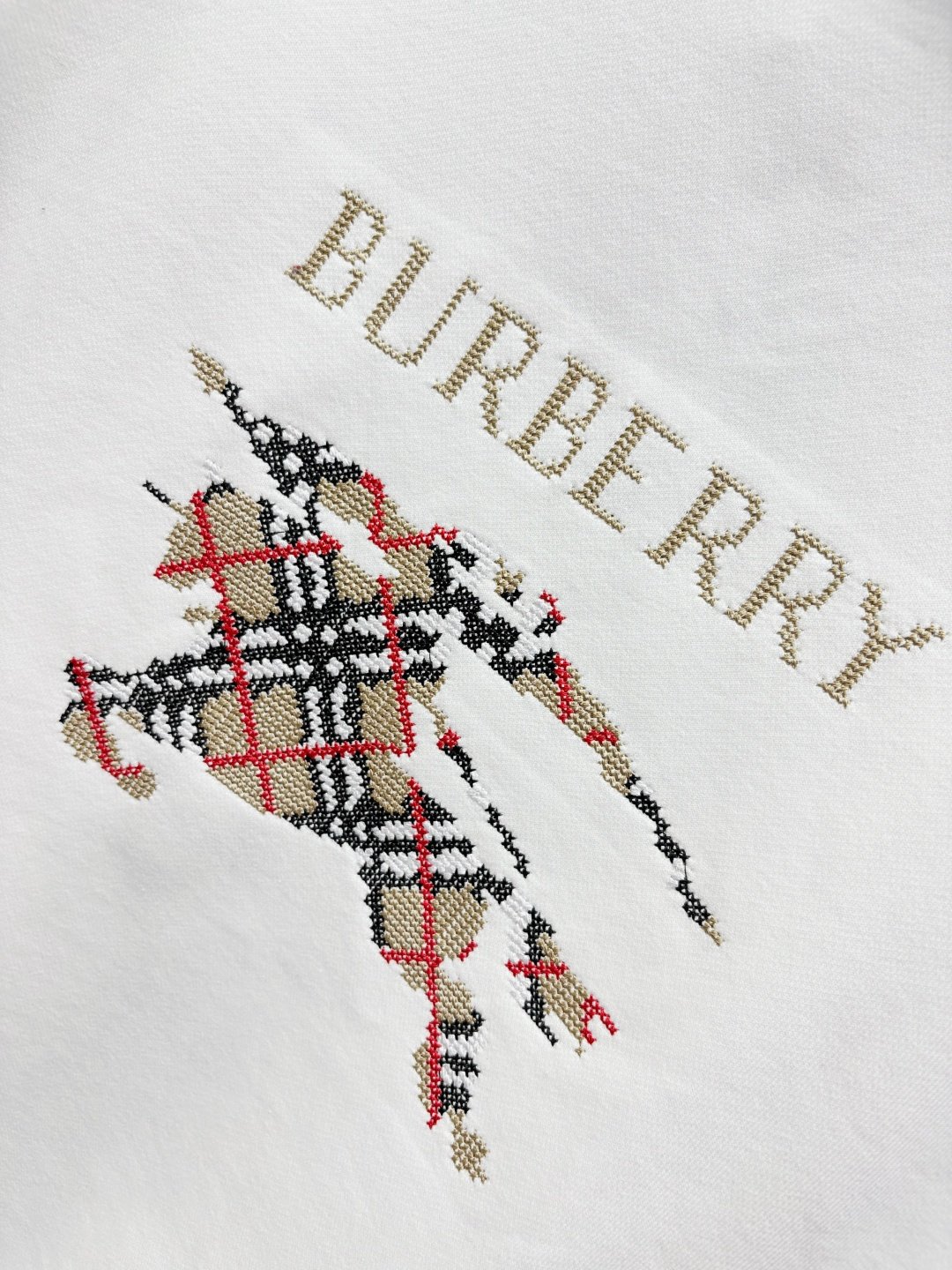 Burberry高仿馬術騎士刺繡棉質運動連帽衛衣男女同款