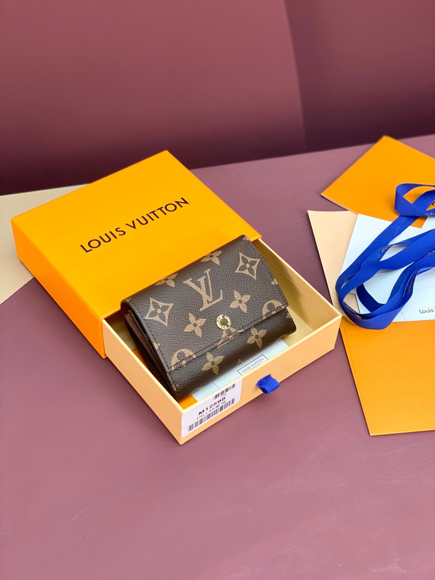 LV A貨Victor錢包Monogram Eclipse帆布老花設計多功能小巧收納M12635