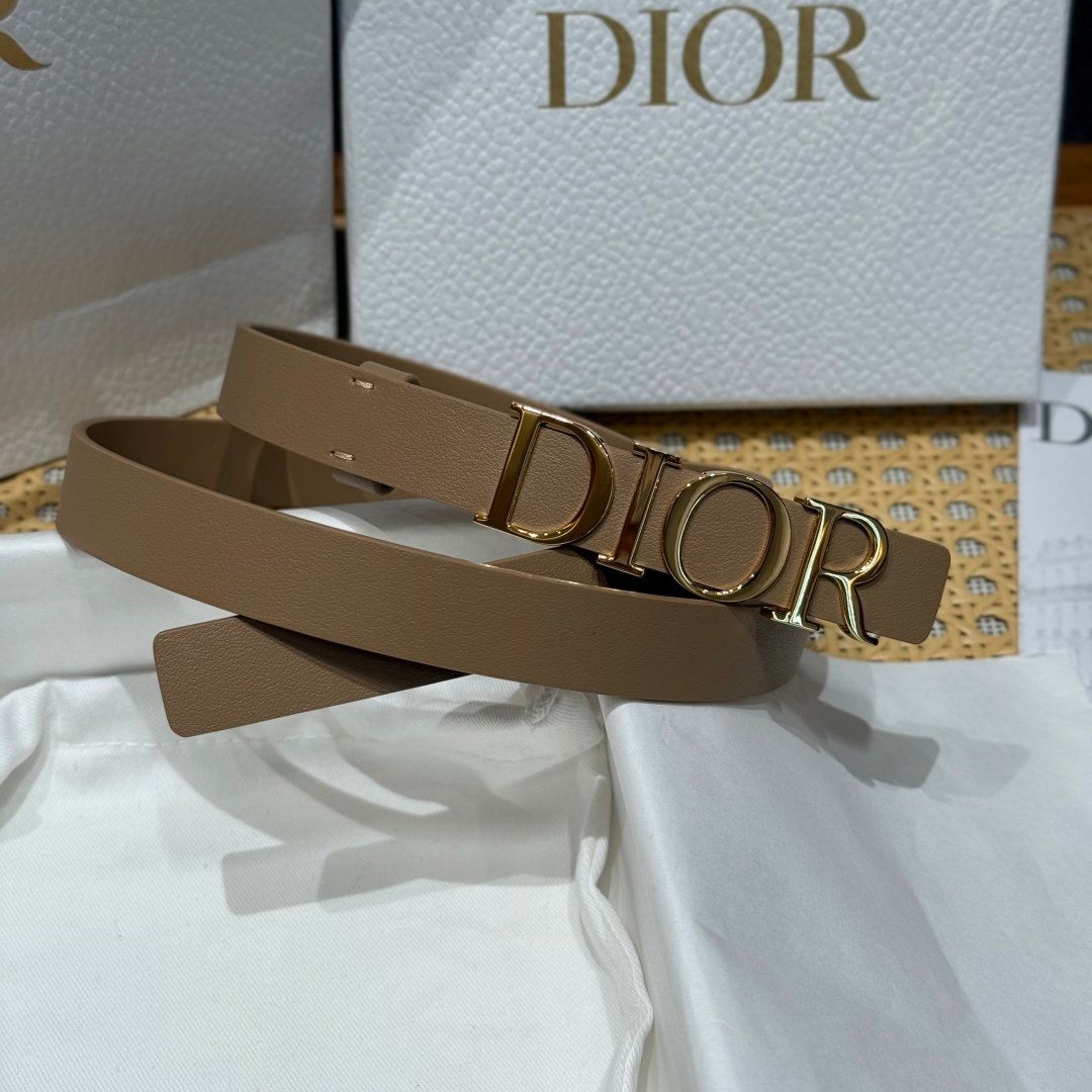 Dior高仿精品D-Dream雙面腰帶2cm女款優雅時尚金屬扣