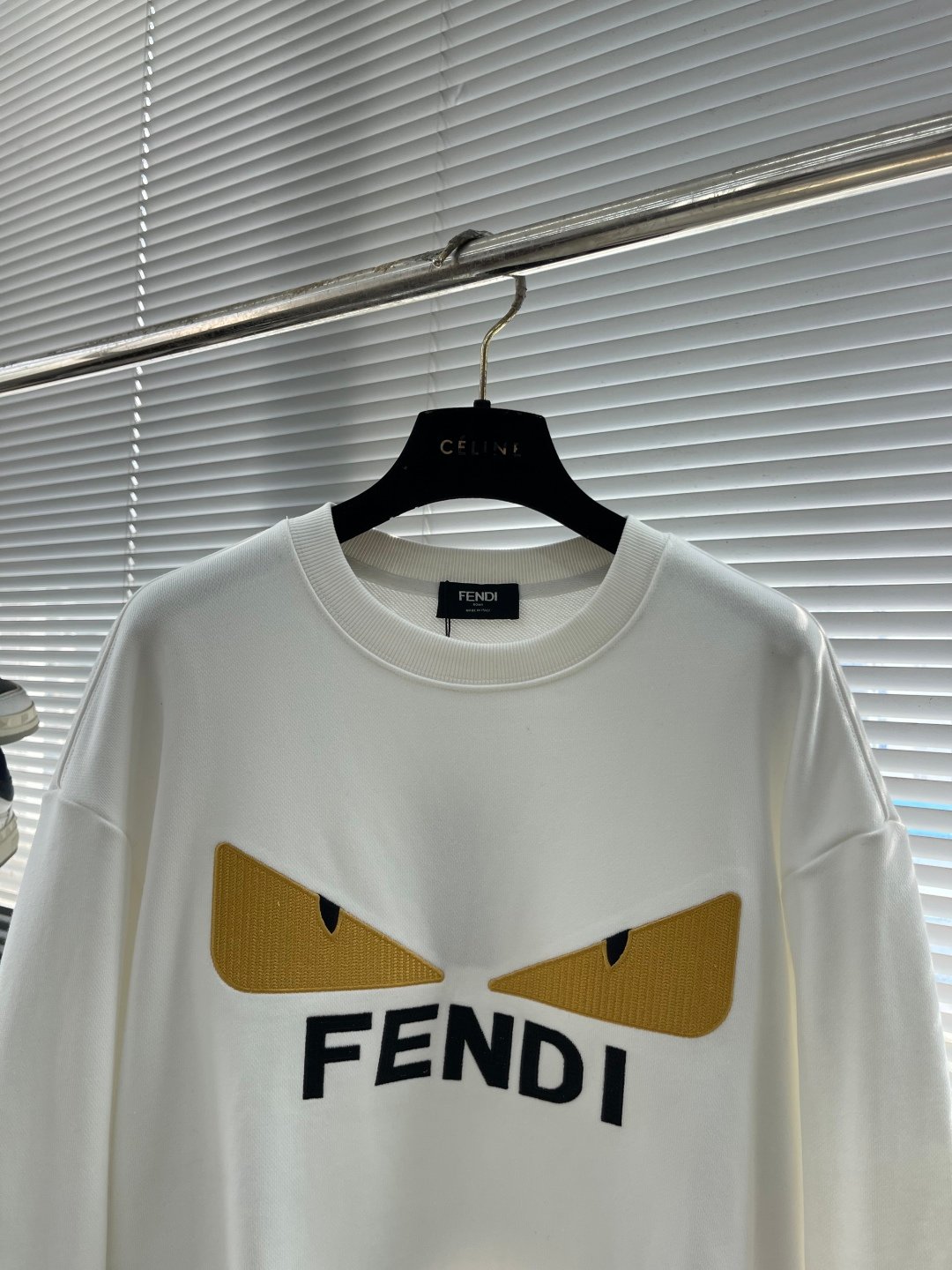 FENDI 小怪獸刺繡Logo衛衣｜2秋冬新款 情侶款 高仿精品