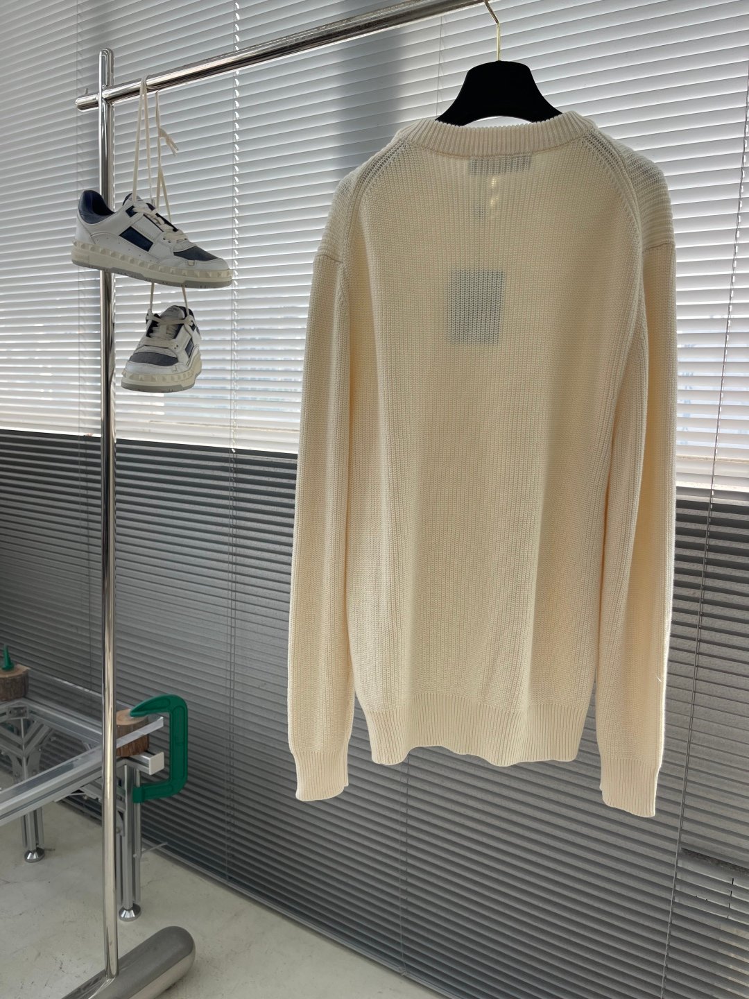LV一比一刺繡山羊絨圓領衫25SS新款1V標識男女休閒百搭