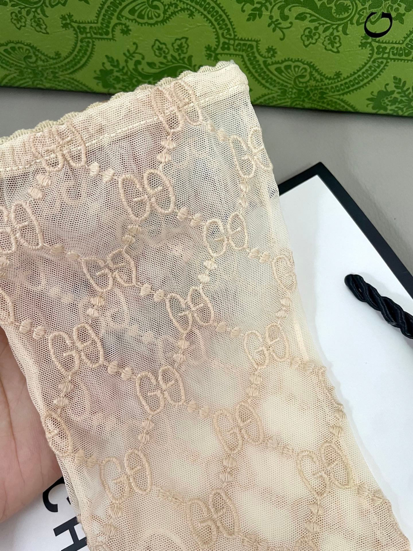 Gucci高仿蕾絲長款手套時尚奢華輕盈彈力均碼