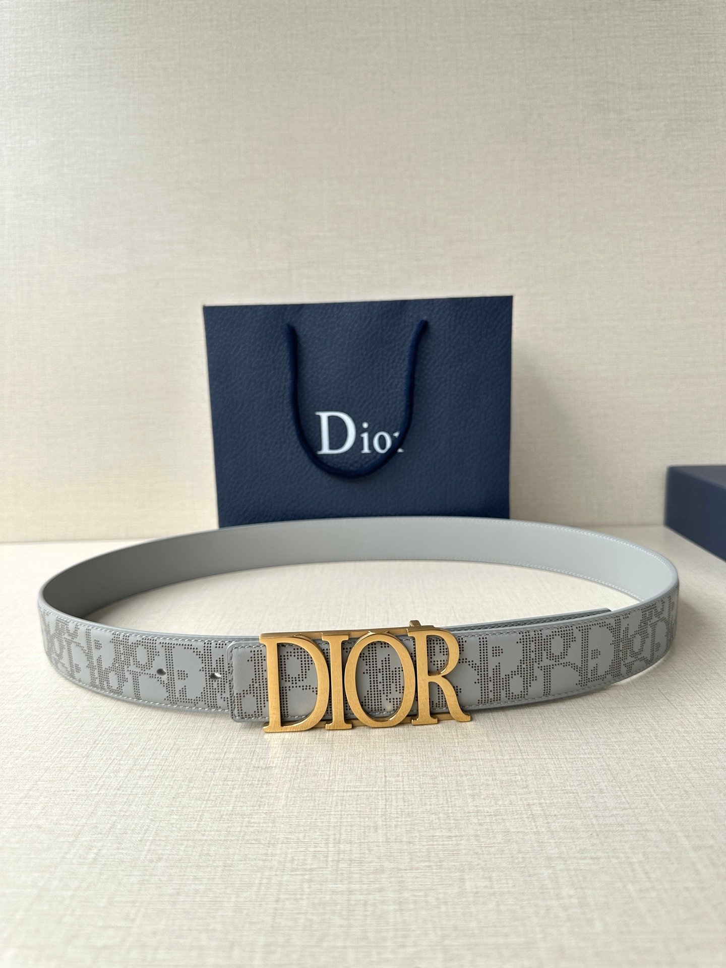 Dior高仿 D-Dream腰帶 金扣/銀扣/亮黑款 頭層牛皮 時尚百搭精品