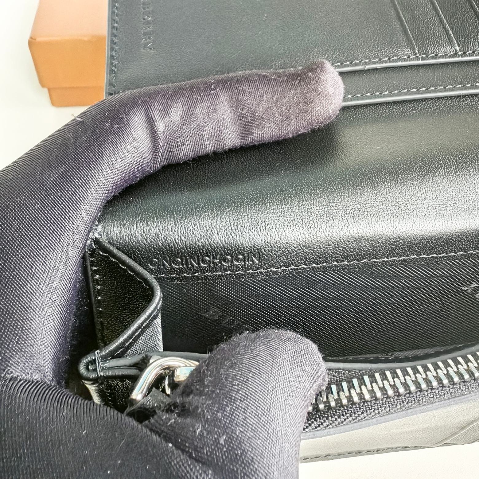 Burberry高仿長款錢包格紋小牛皮8卡位全球幣種適用款