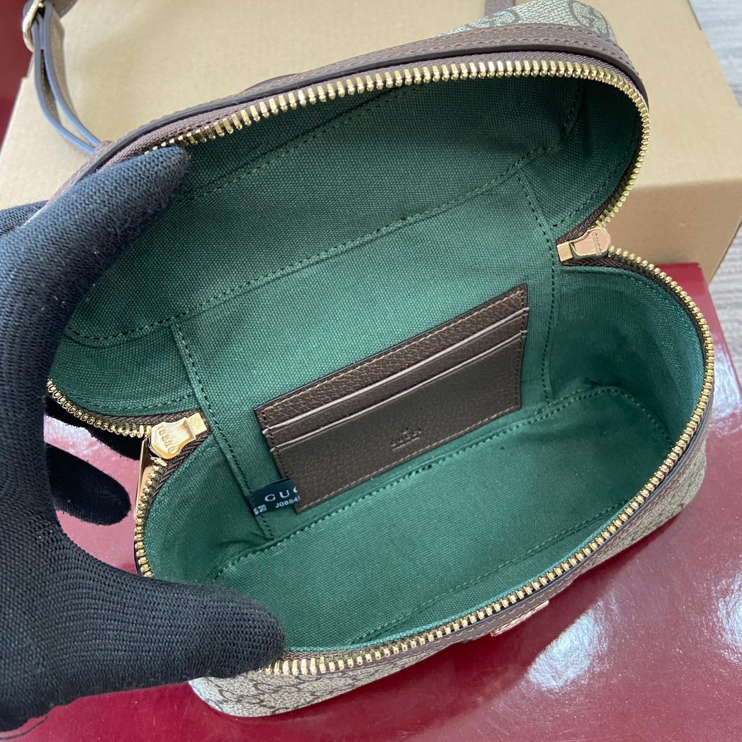 Gucci 高仿 Ophidia相機包 經典GG帆布小號斜挎設計838491