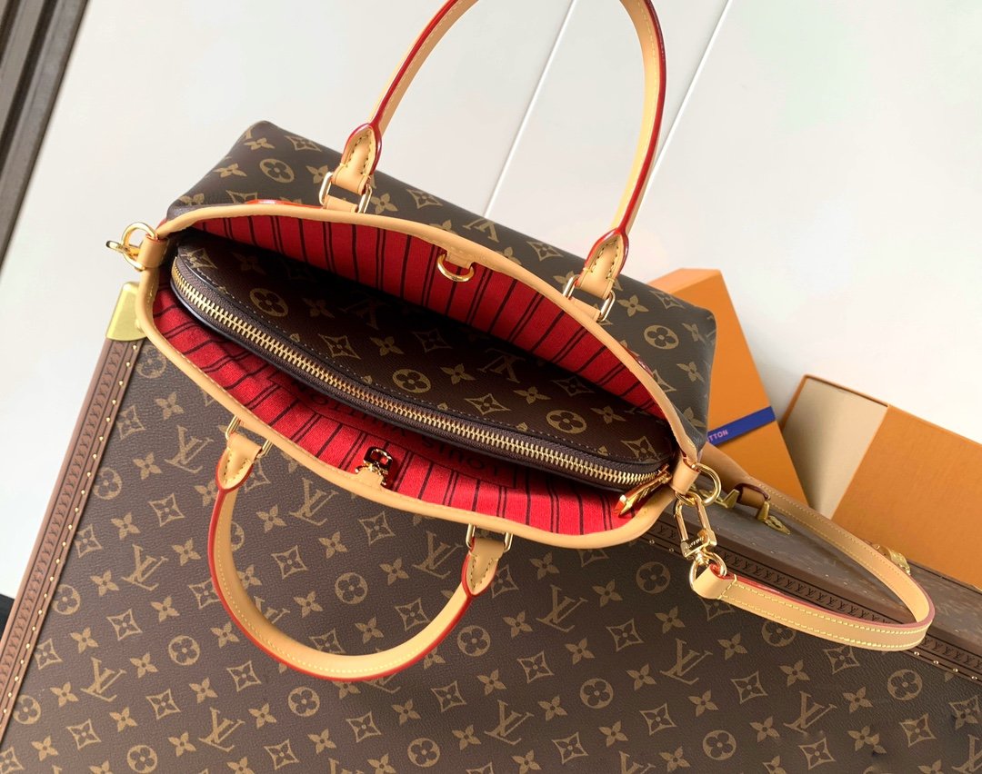 LV A貨 手提包 經典 Monogram 半圓包型 耐看實用 新款 法式都會風格M15208