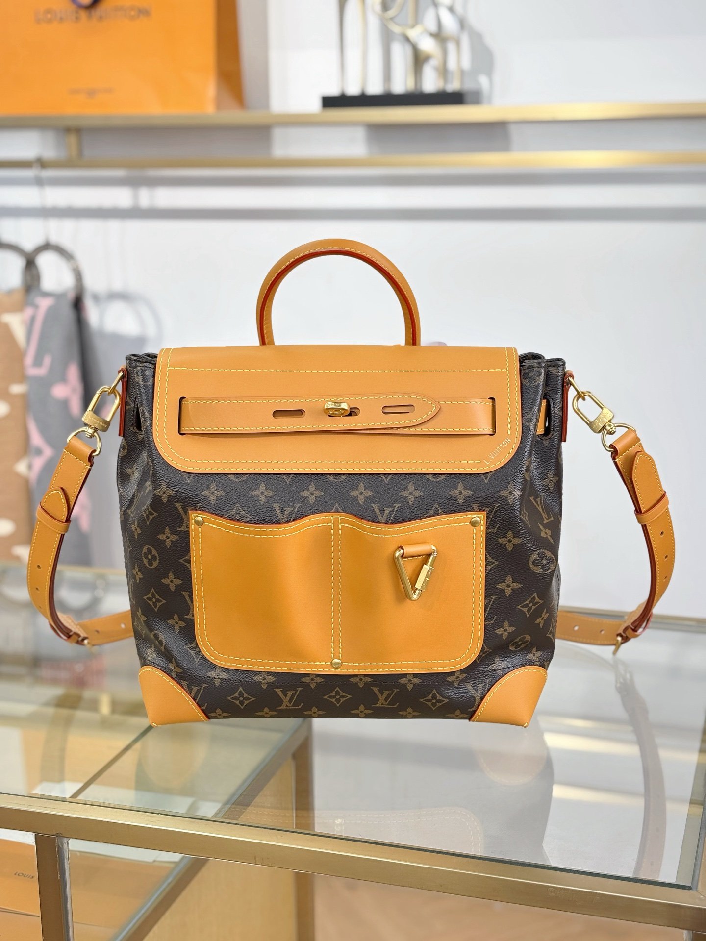 LV 高仿 手提包 Monogram 工裝口袋設計 實用耐看  法式都會風格M251089