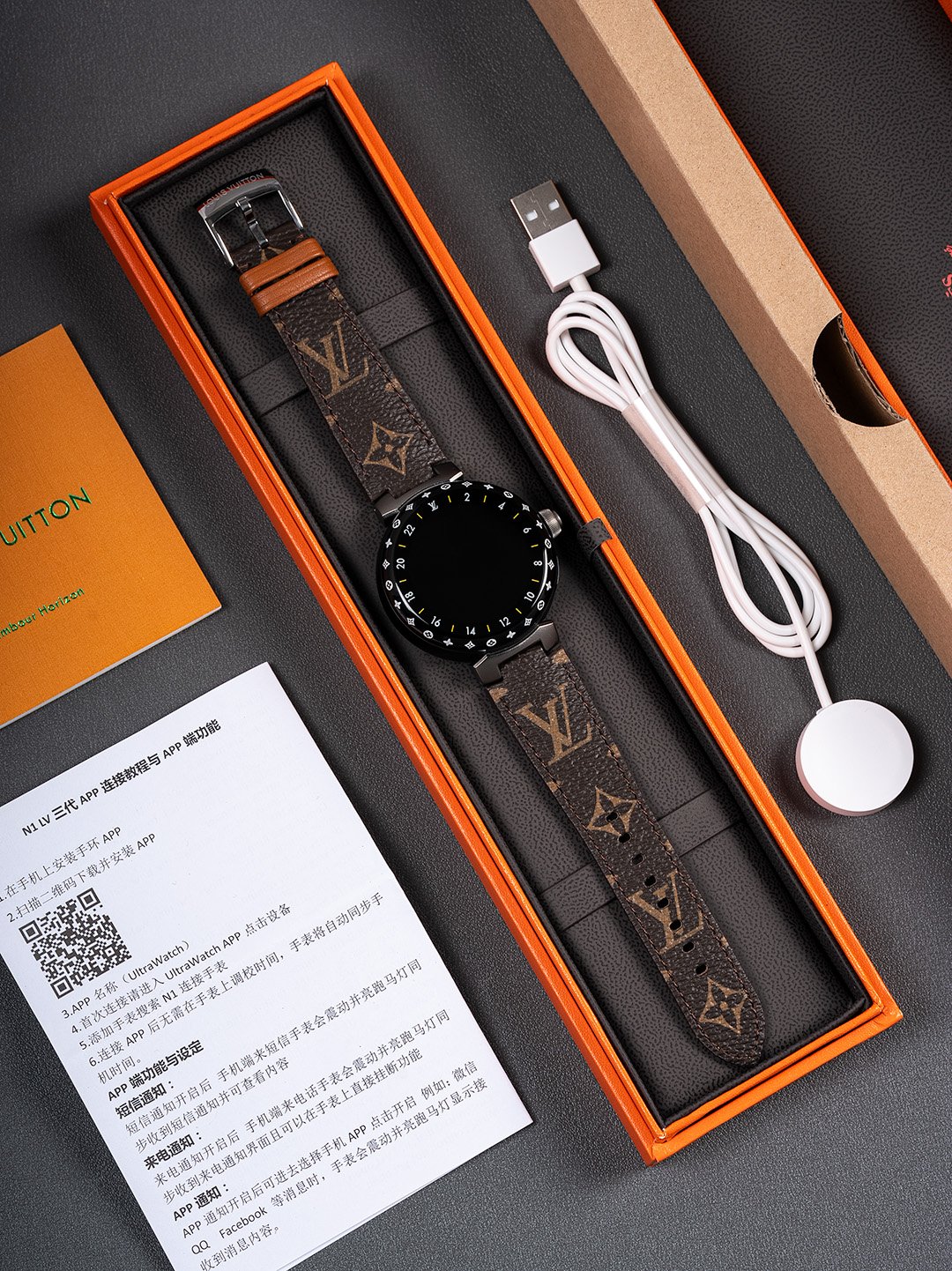 Louis Vuitton A貨腕錶 Monogram 經典棕色款 時尚百搭設計法式精品風格