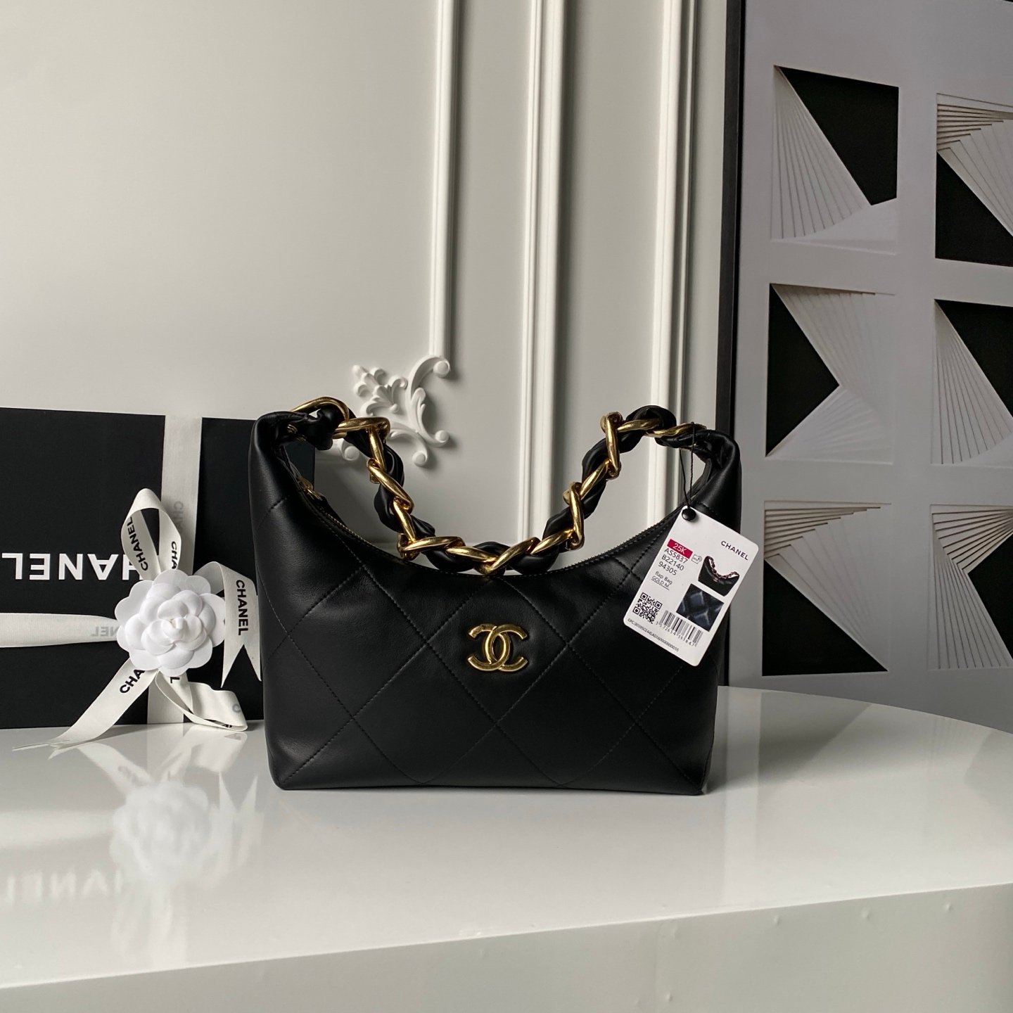 CHANEL精品仿製肩背包黑色金鍊高質感設計 經典不敗法式魅力必備單品