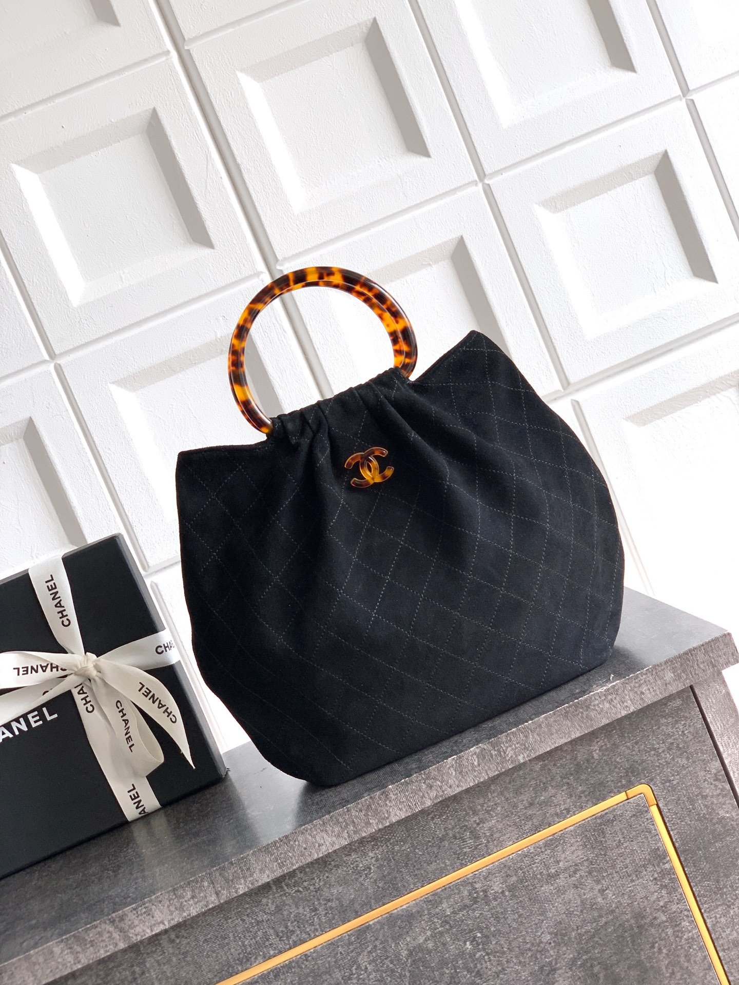 CHANEL 原單托特手提包 酒神圈設計 休閒時尚款 菱格紋氣質百搭風