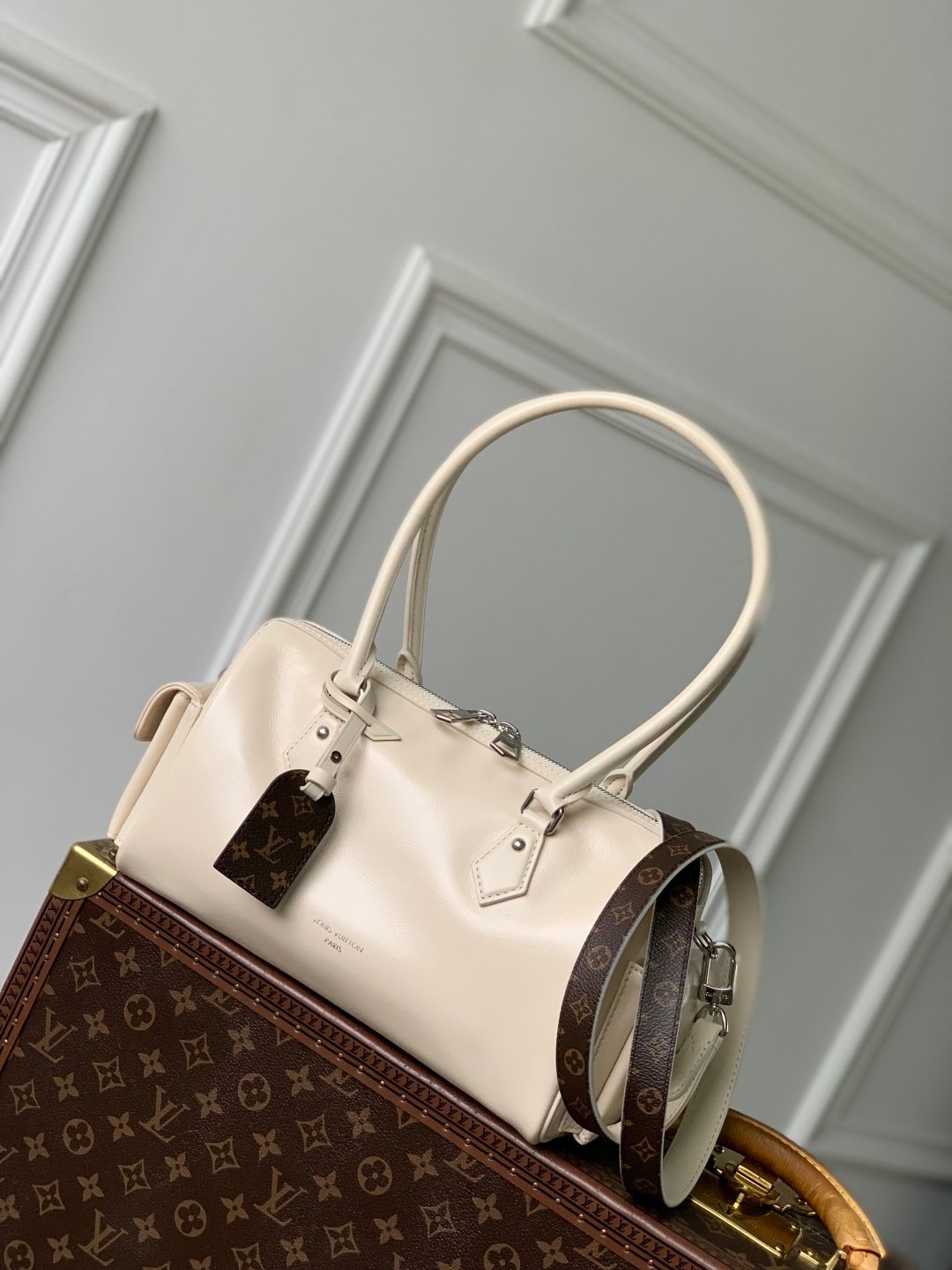 LV 高仿 Alma BB 手提包 奶白色經典款 新品 法國奢華風格M12965