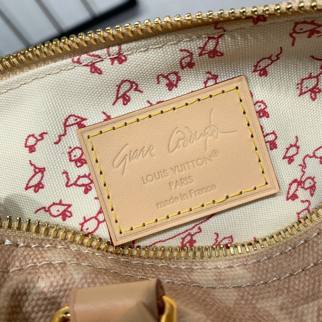 LV 原單 Mini Speedy 米色手提包 精巧耐看 法式經典風格M15151
