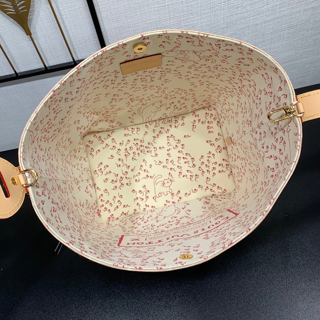 LV 高仿 Monogram 米色子母托特包 優雅百搭 新品法式奢華風格M25727