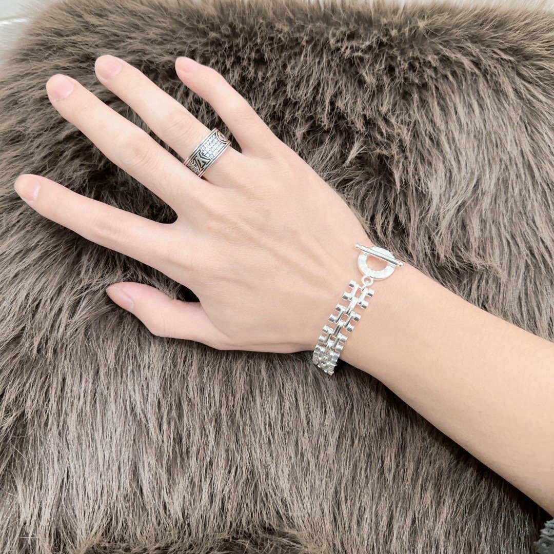 Tiffany原單HardWear純銀鏈條手鍊摩登結構感設計都會女性氣質飾品