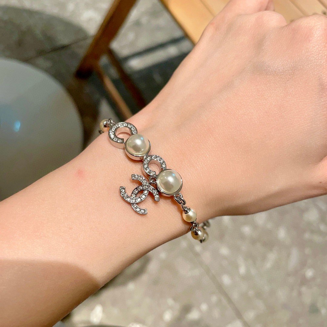 Chanel頂級原單COCO珍珠雙C吊墜項鍊優雅鎖骨鏈氣質設計法式時尚精品女款