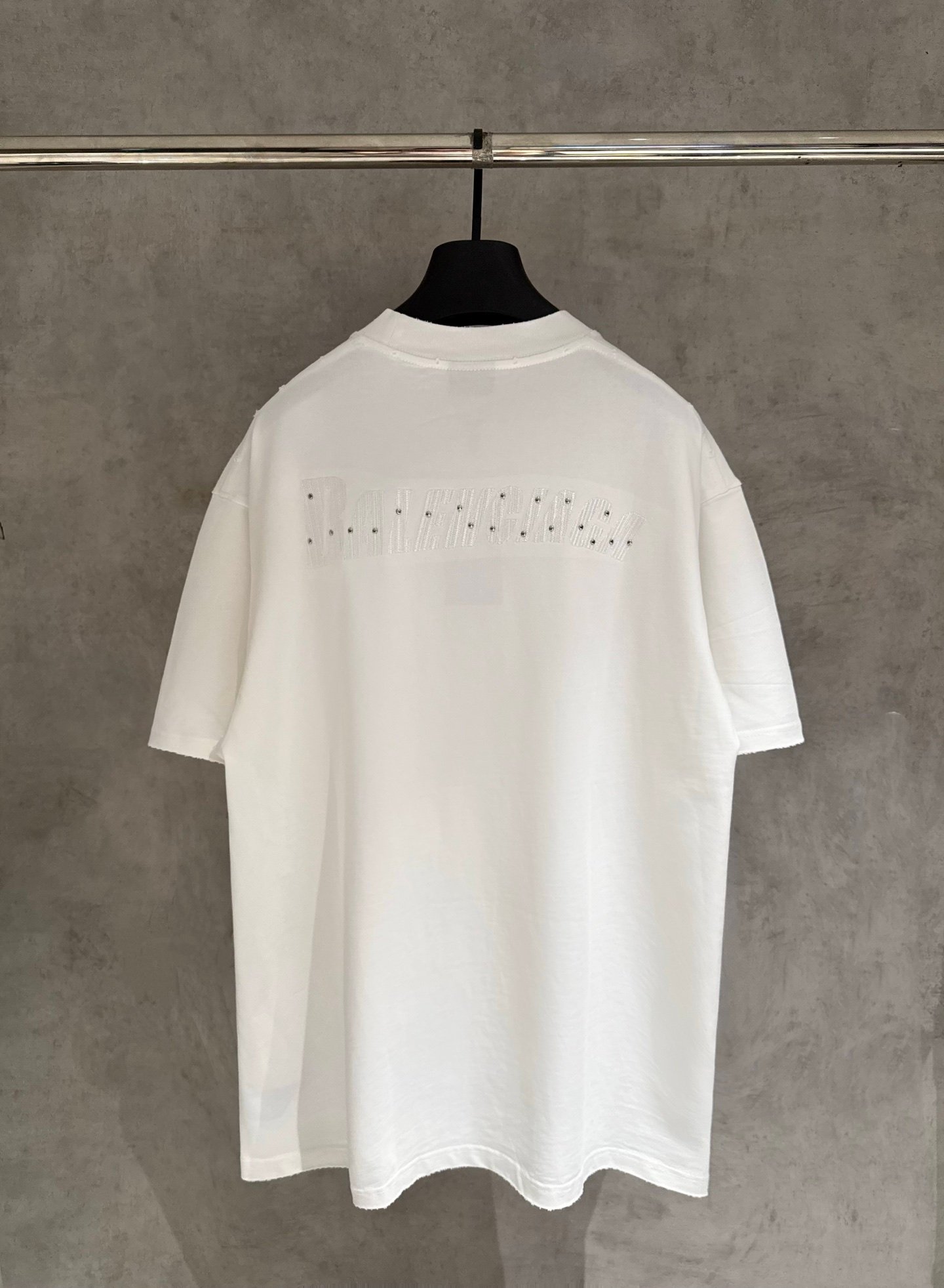 Balenciaga高仿短袖T恤極簡字樣設計寬鬆版型百搭休閒潮流風格