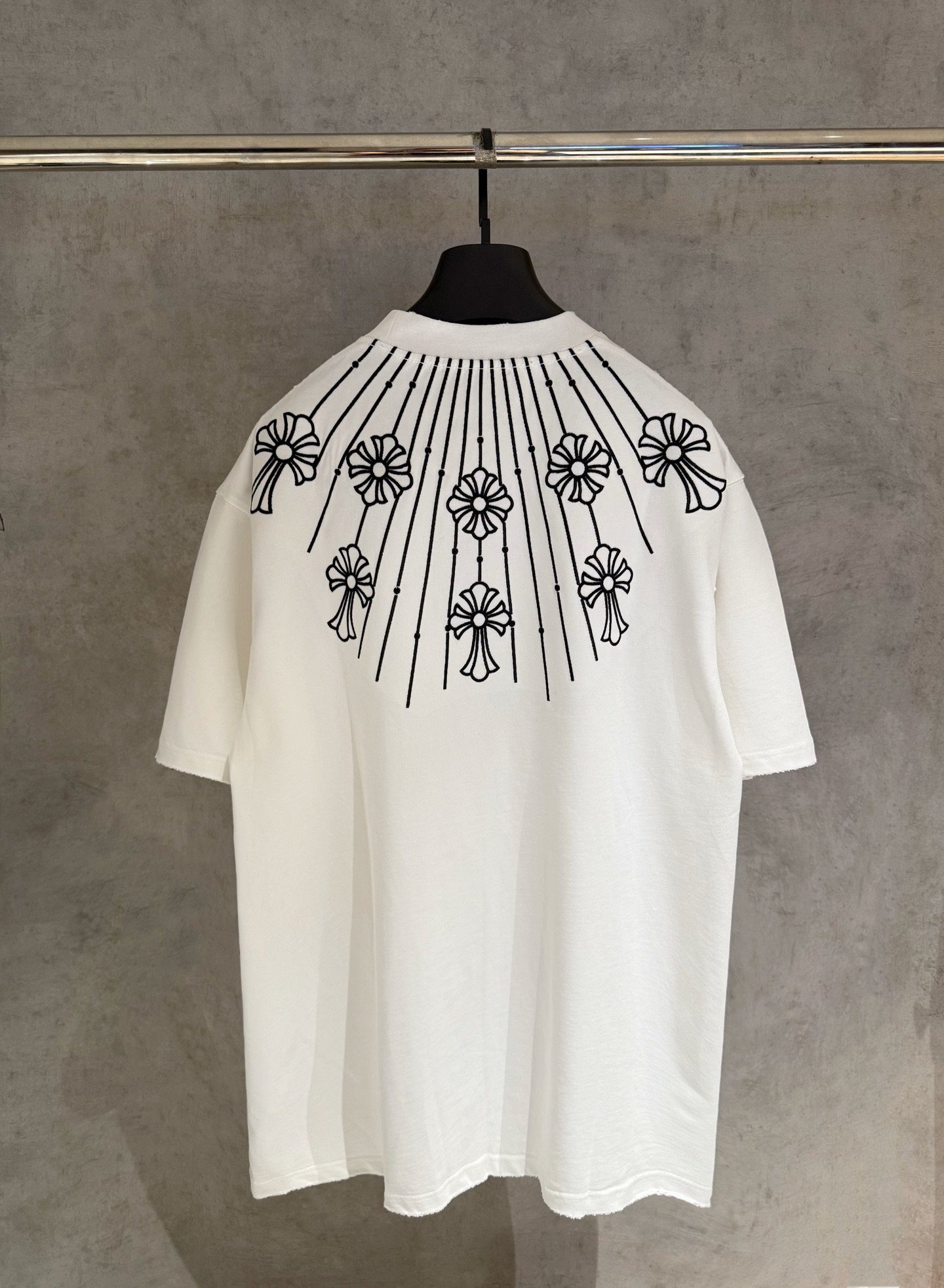 Chrome Hearts 一比一 花卉十字印花短袖T恤 人氣百搭 街頭時尚