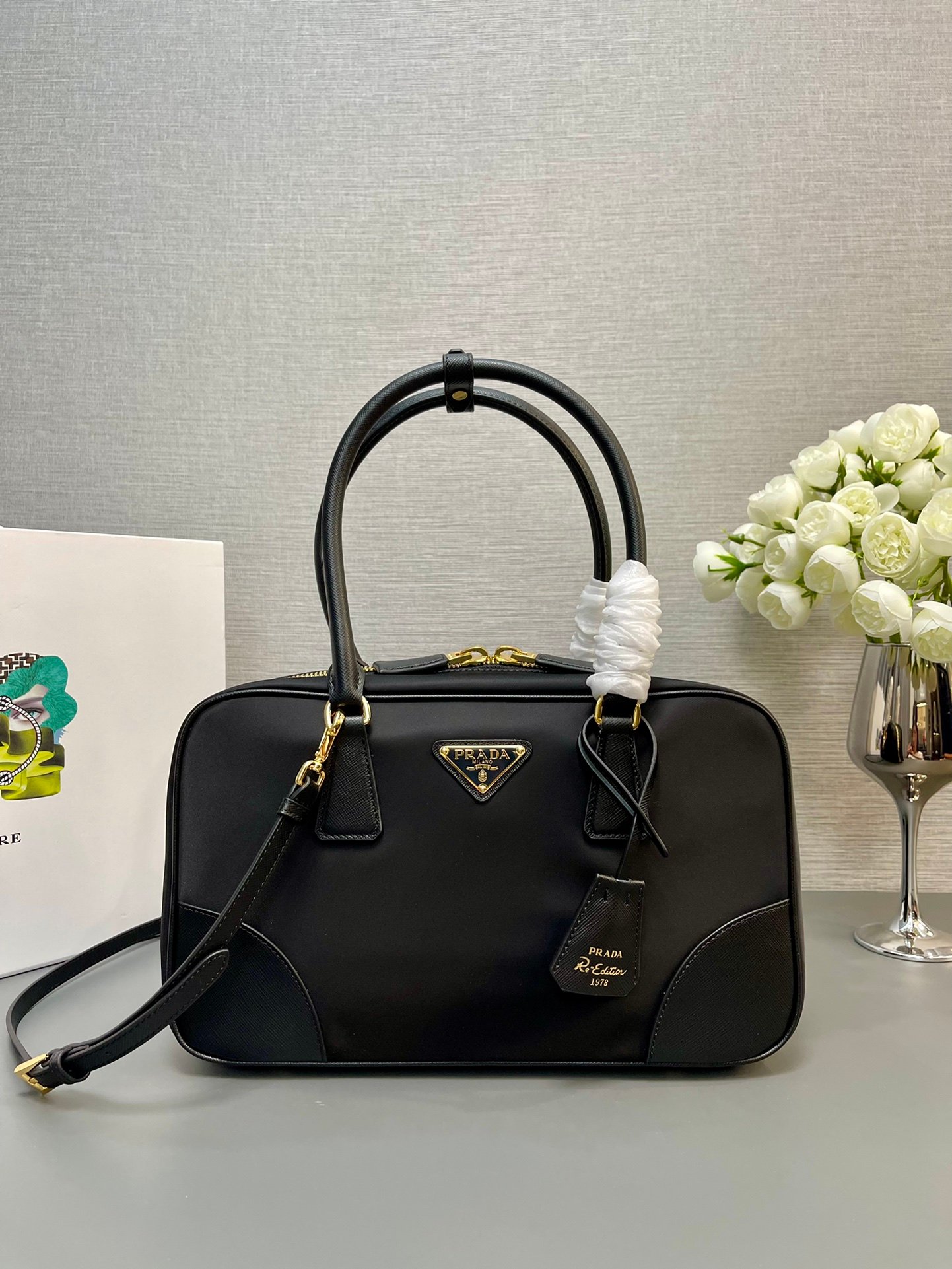 Prada 原單 復古手提波士頓包 人氣耐看款 都會輕奢1BB115