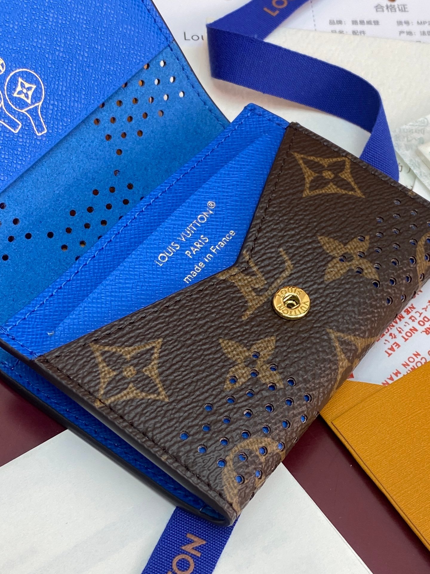 Louis Vuitton Monogram 復刻男士短夾 經典老花圖案 多卡位折疊錢包 精品皮夾